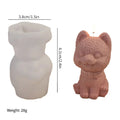Moldes de silicona de perritos y gatitos