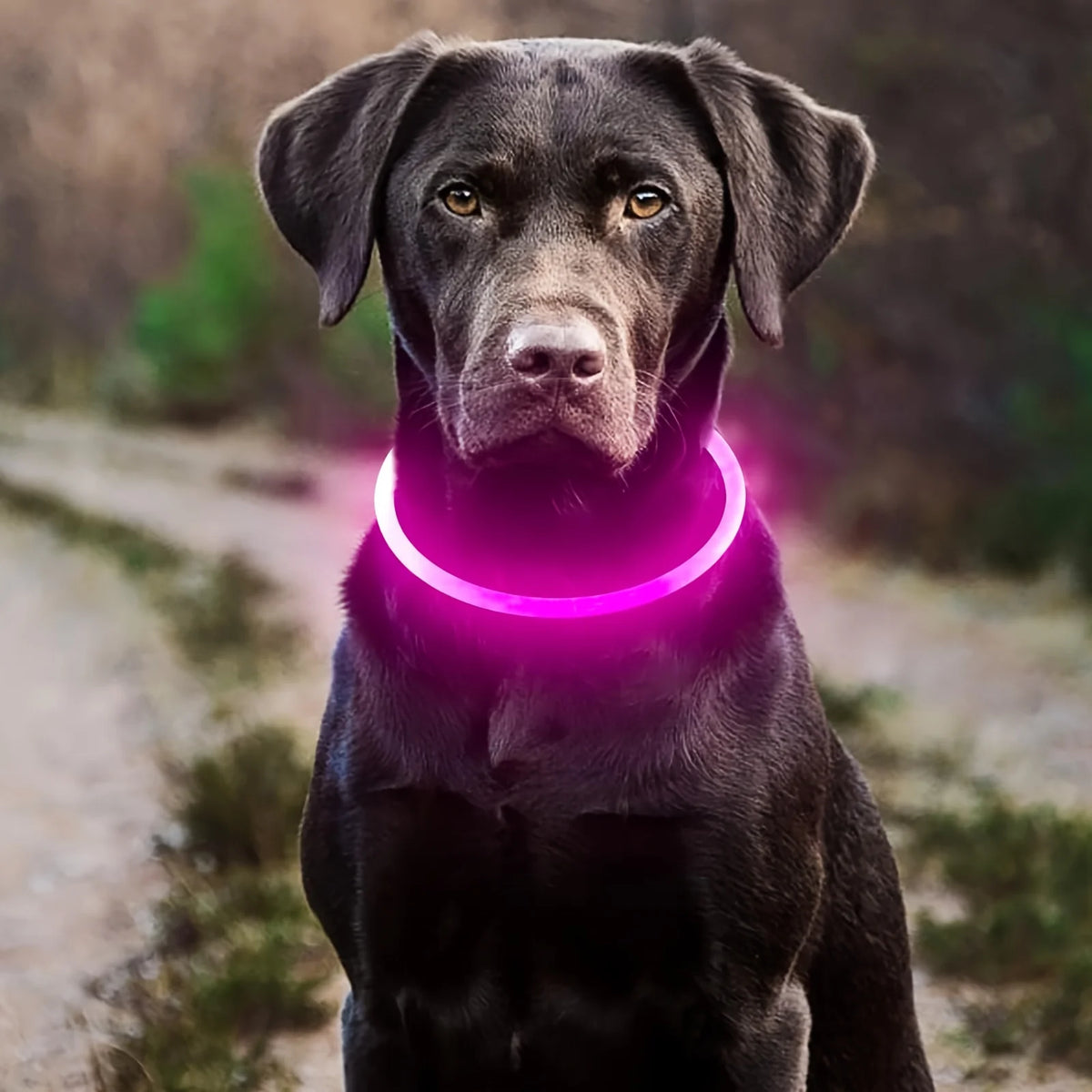 Collar luminoso LED recargable