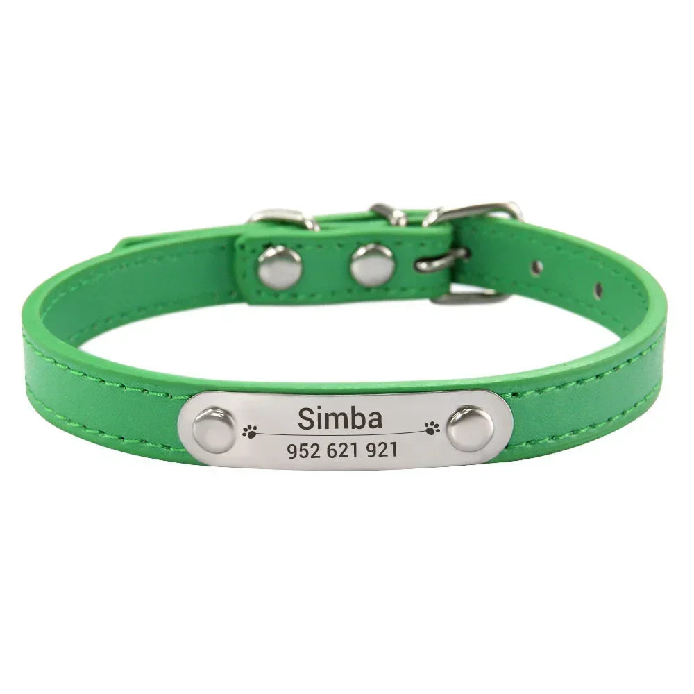 Collar de perro personalizado con nombre