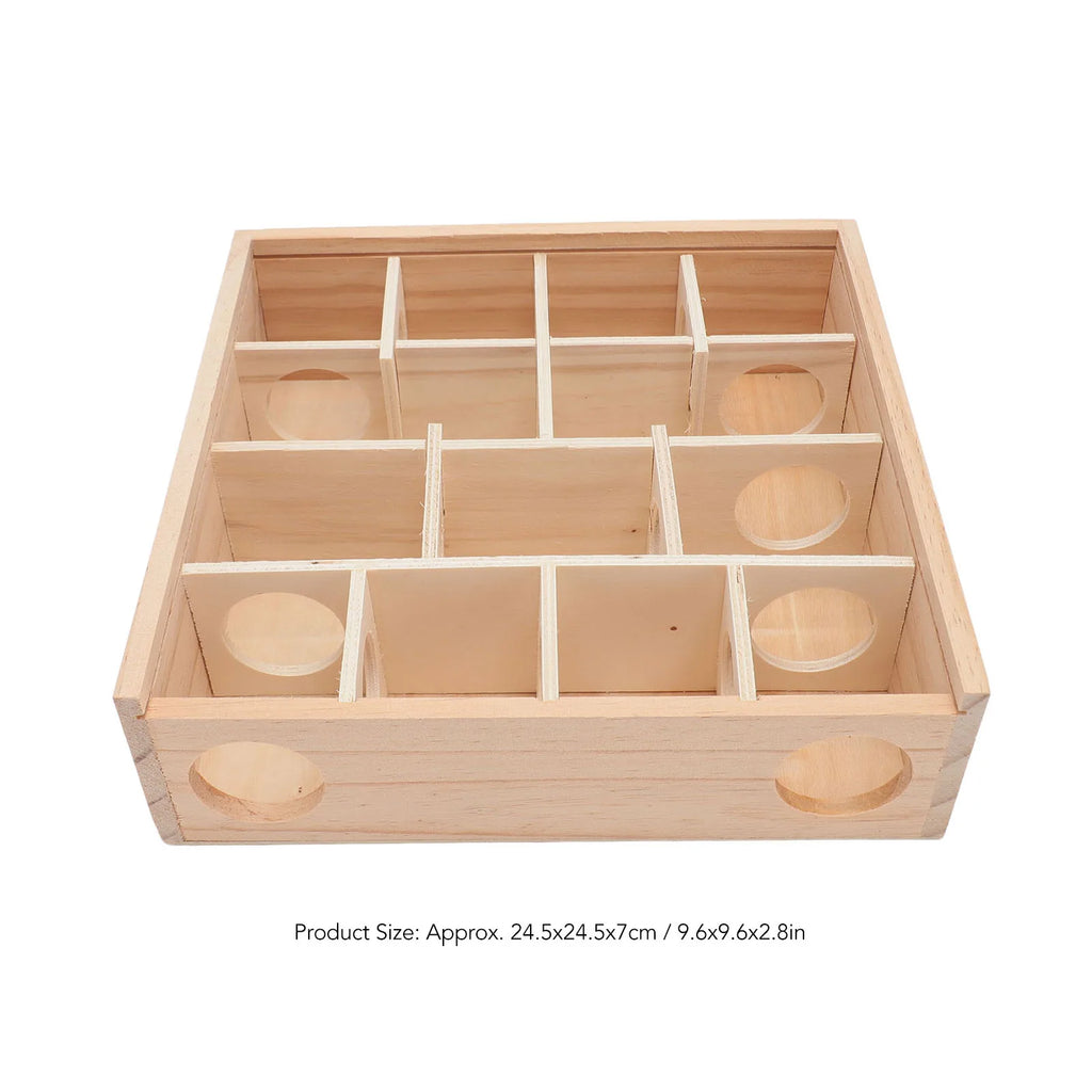 Laberinto de madera para hámster