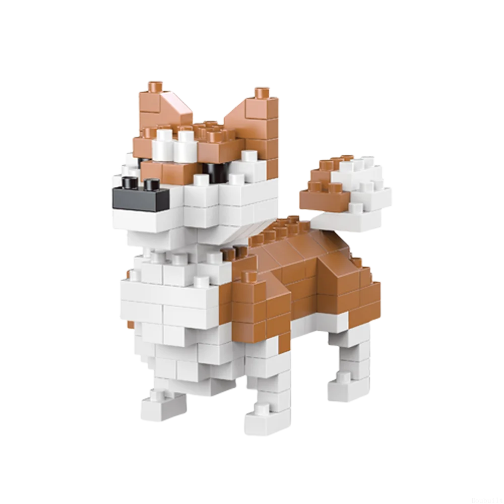 Figura de construcción de perro salchicha