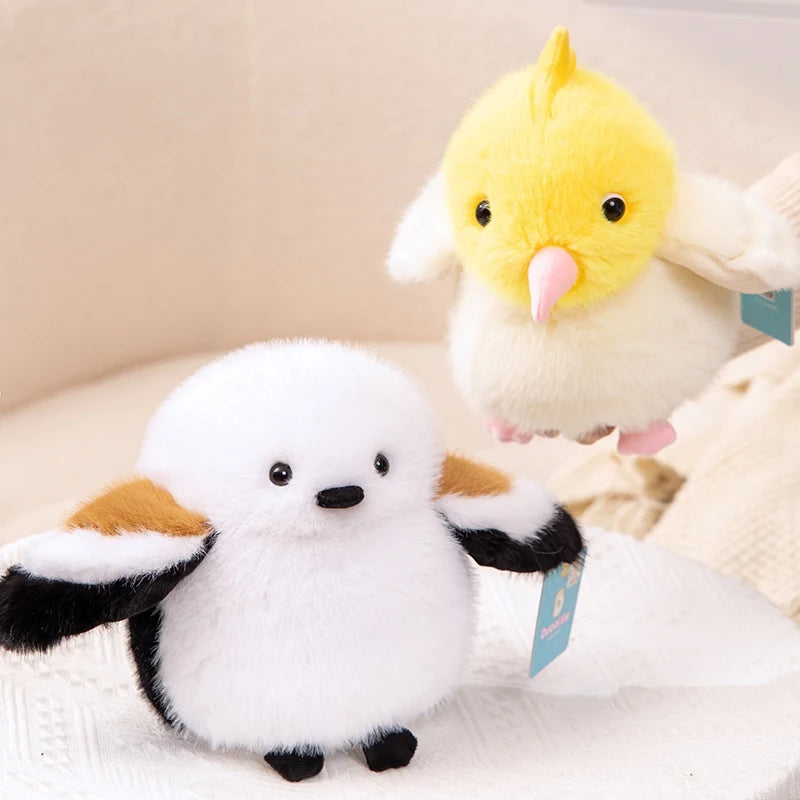 Llaveros de peluche de pájaros