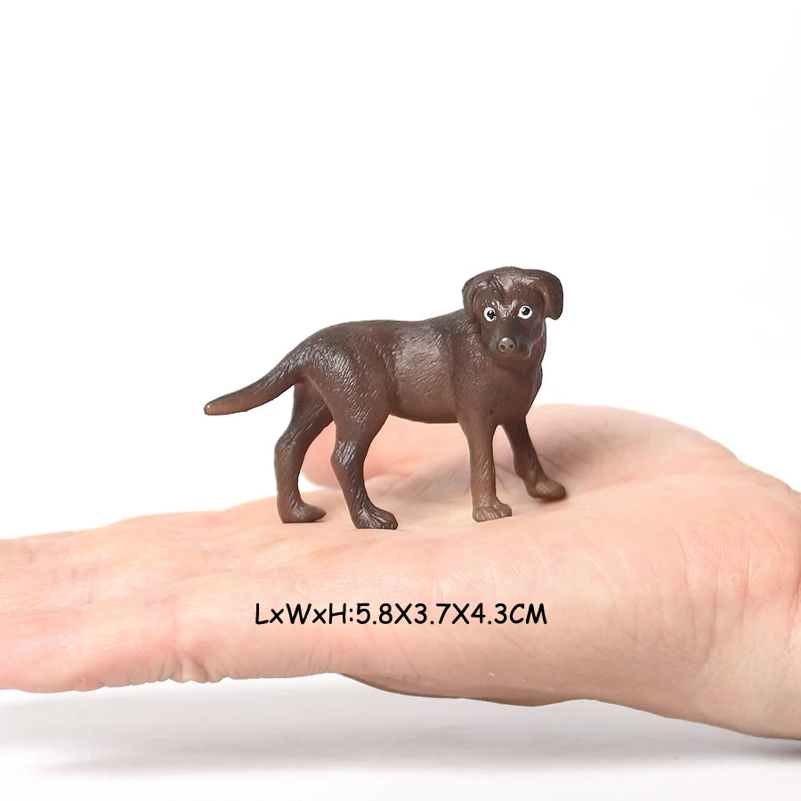 Figuritas realistas de perritos