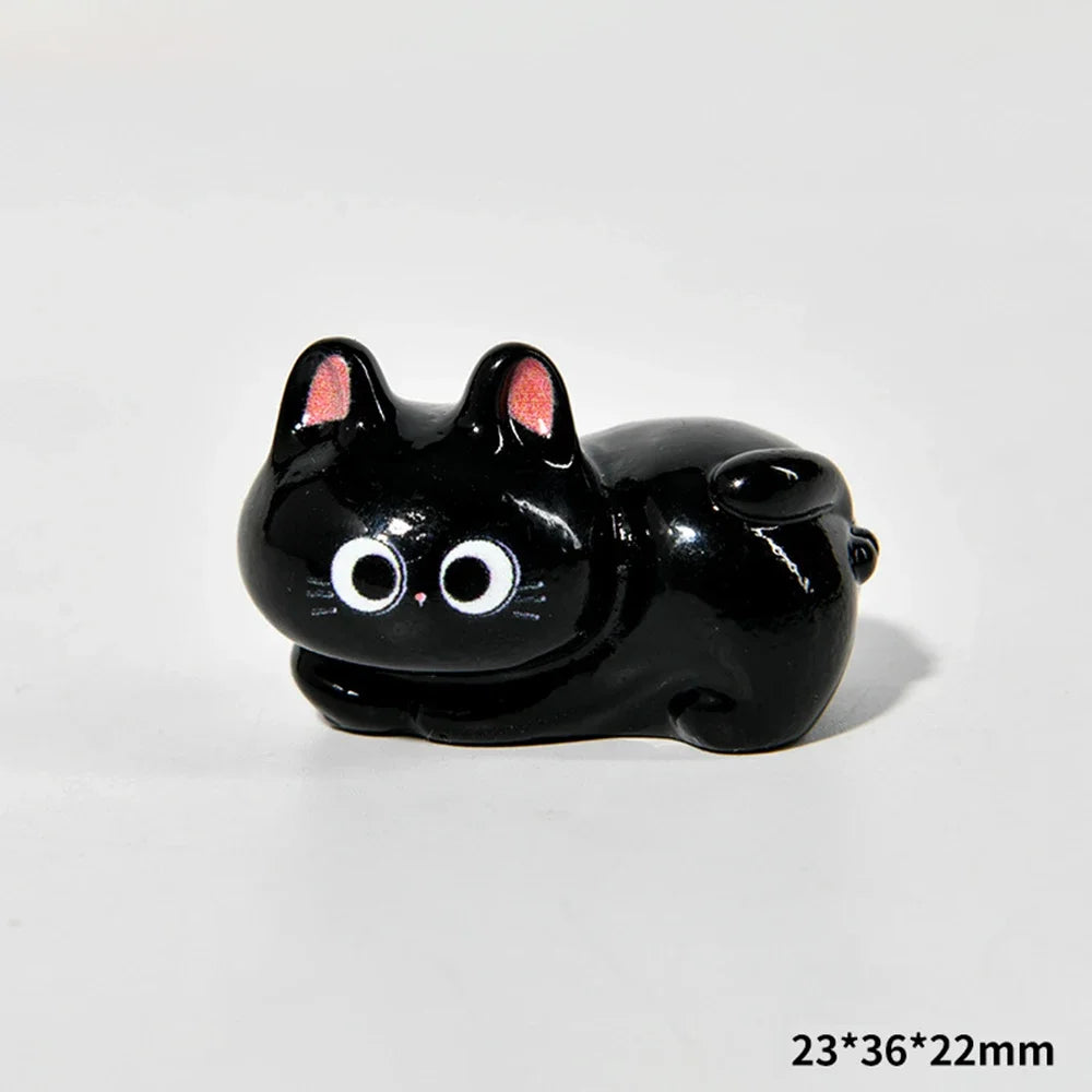Figuritas de gatos de resina