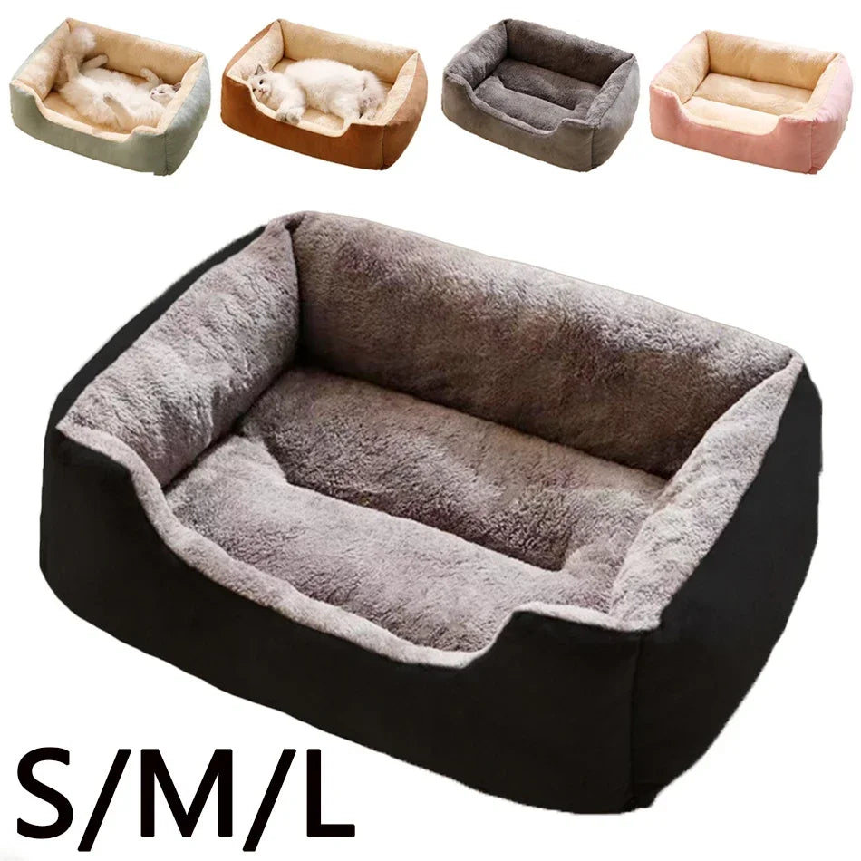Cama nido acolchada para gatos y perros pequeños