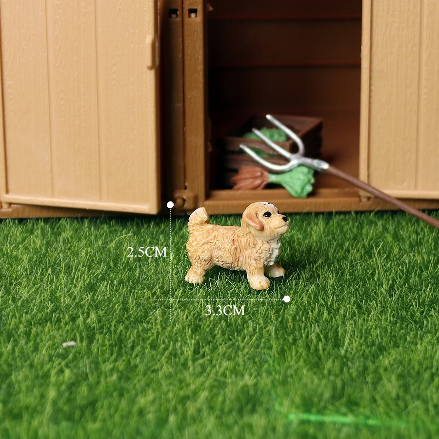 Figuritas realistas de perritos