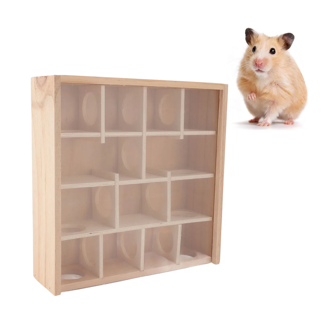 Laberinto de madera para hámster