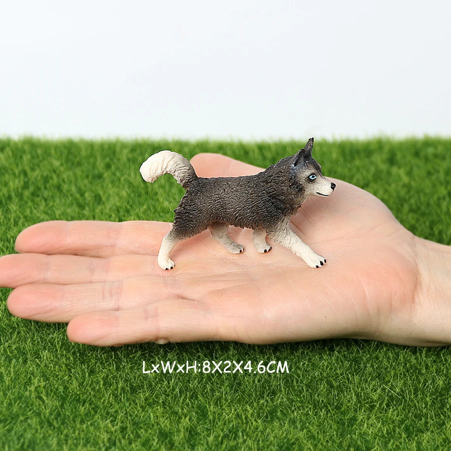 Figuritas realistas de perritos
