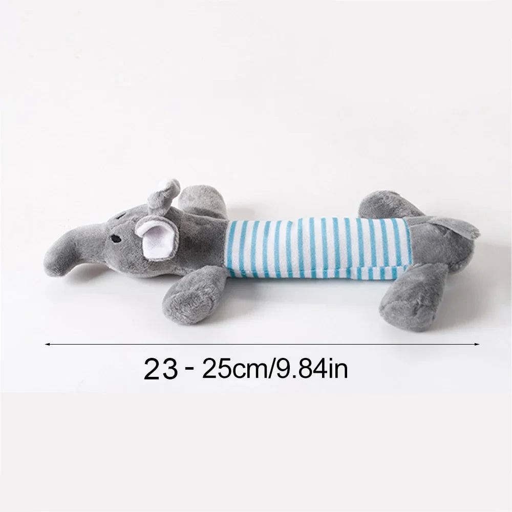 Peluches con sonido: elefante, pato y cerdito