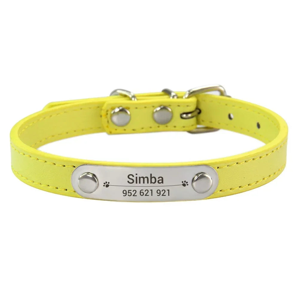 Collar de perro personalizado con nombre