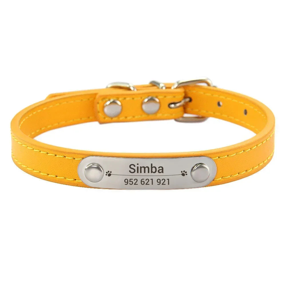 Collar de perro personalizado con nombre
