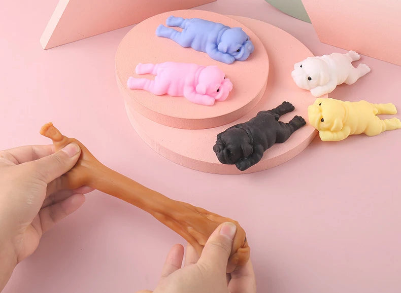 Perritos squishy antiestrés