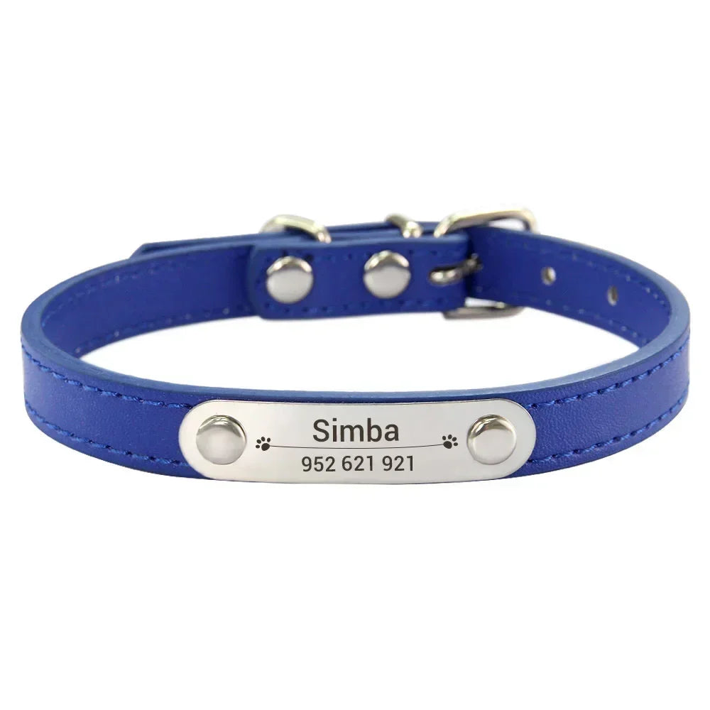 Collar de perro personalizado con nombre