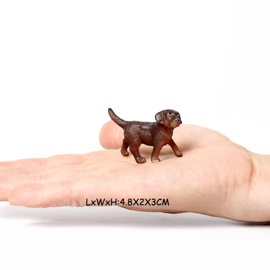 Figuritas realistas de perritos
