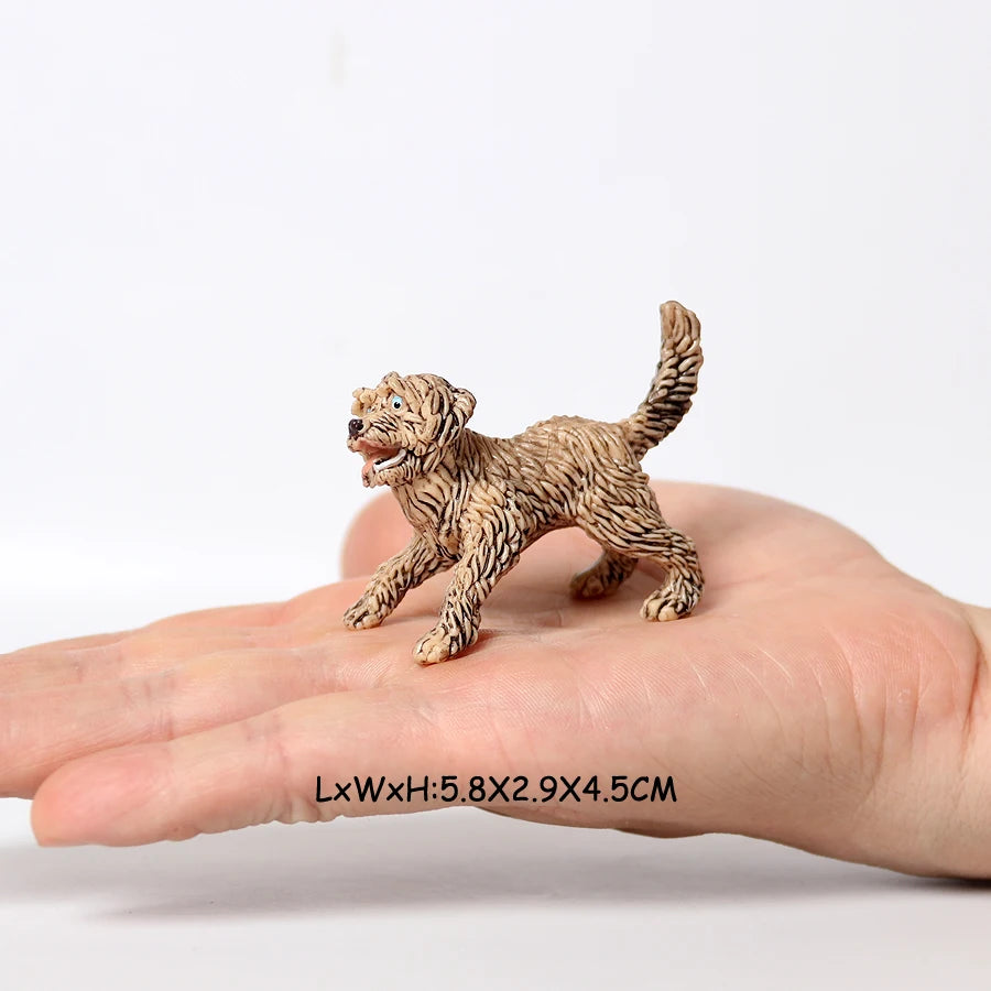 Figuritas realistas de perritos