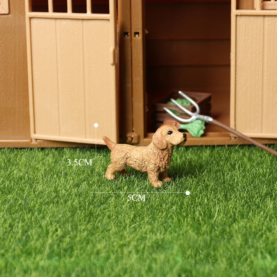 Figuritas realistas de perritos
