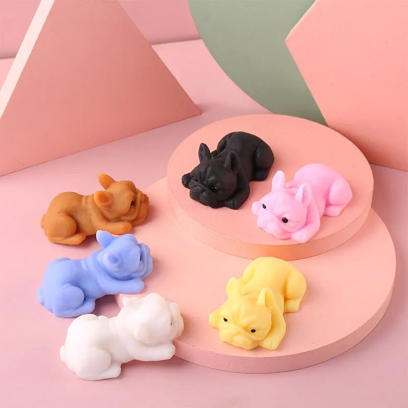 Perritos squishy antiestrés