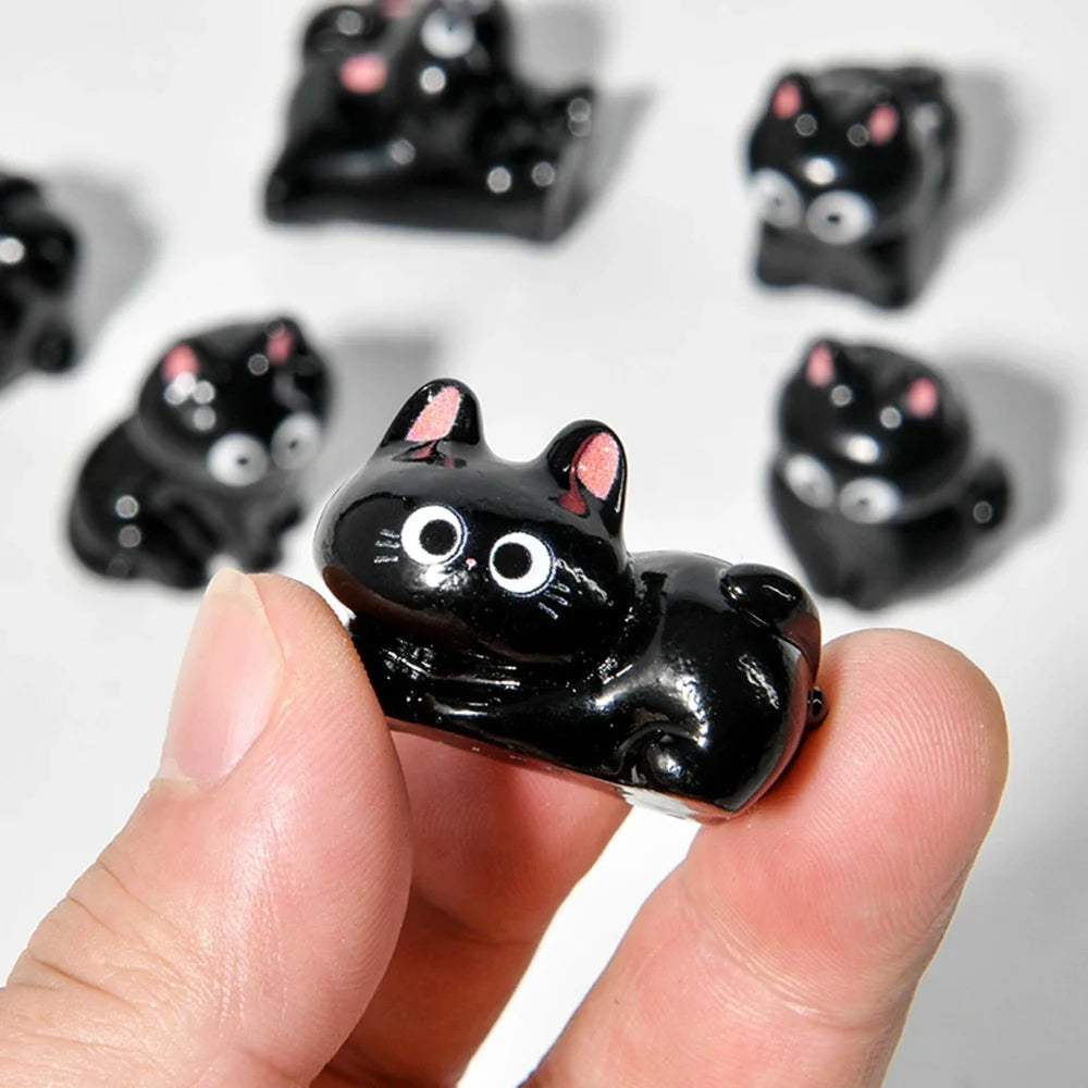 Figuritas de gatos de resina