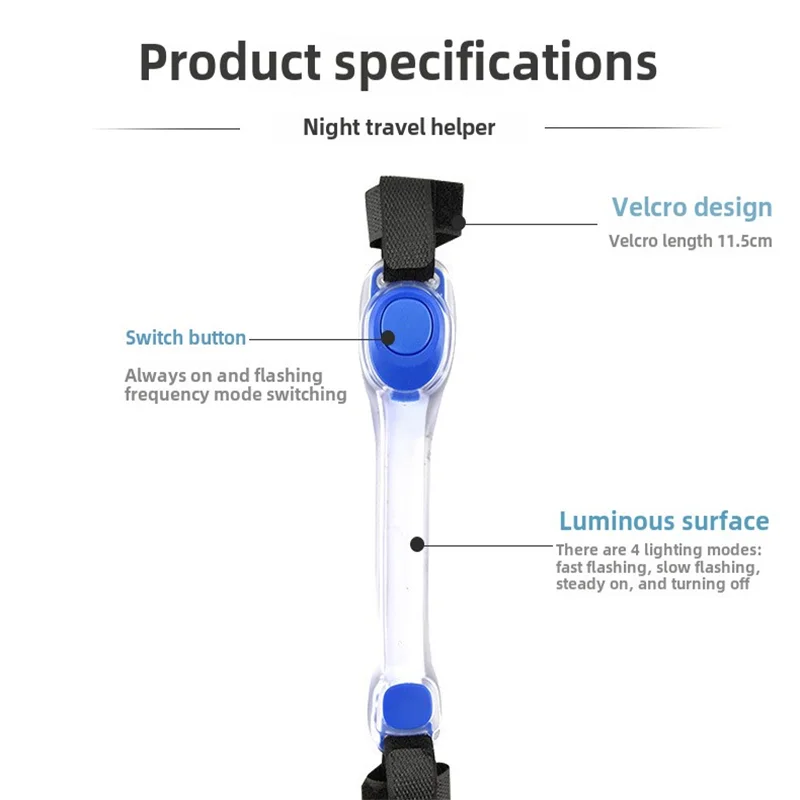 Luz LED de seguridad para collar