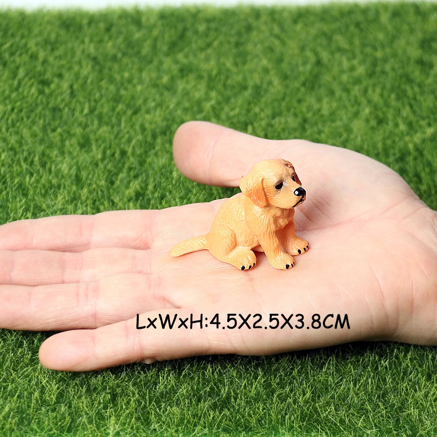 Figuritas realistas de perritos