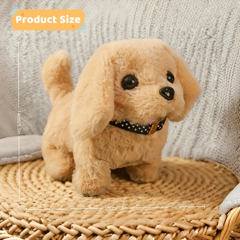 Perrito golden de juguete que anda y ladra