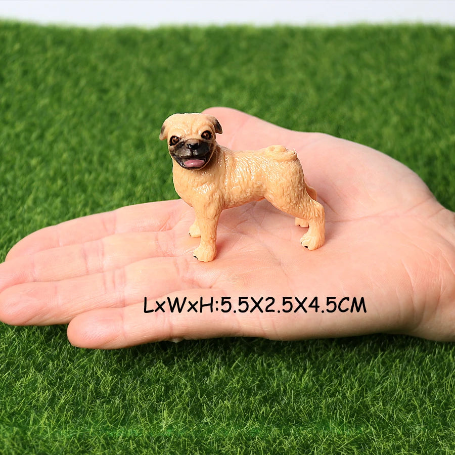 Figuritas realistas de perritos