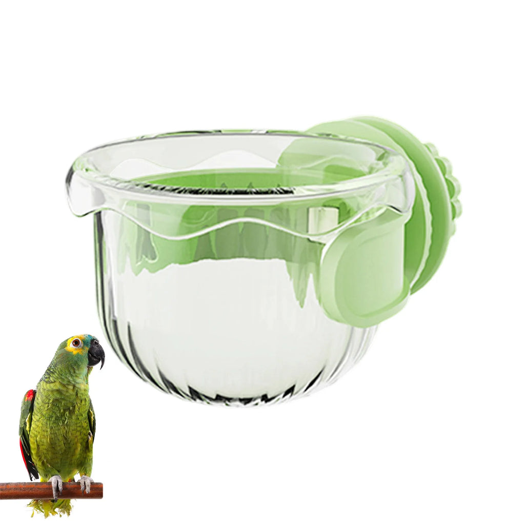 Comedero antisalpicaduras para pájaros