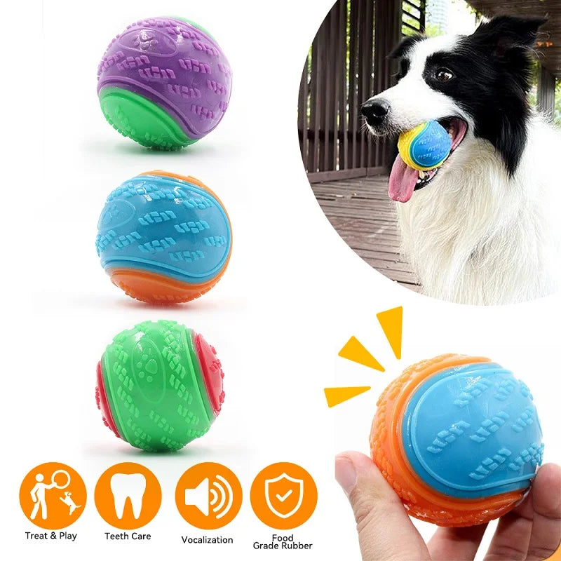 Pelota mordedora con sonido