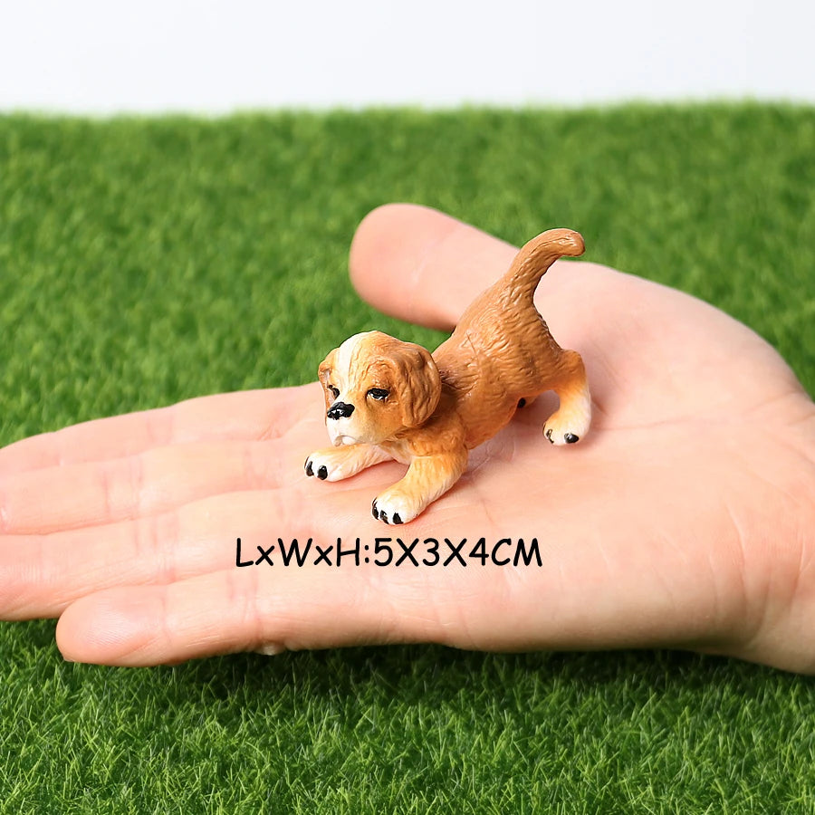 Figuritas realistas de perritos