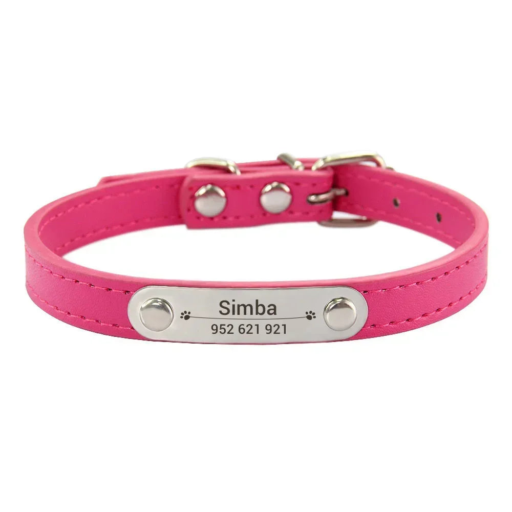 Collar de perro personalizado con nombre