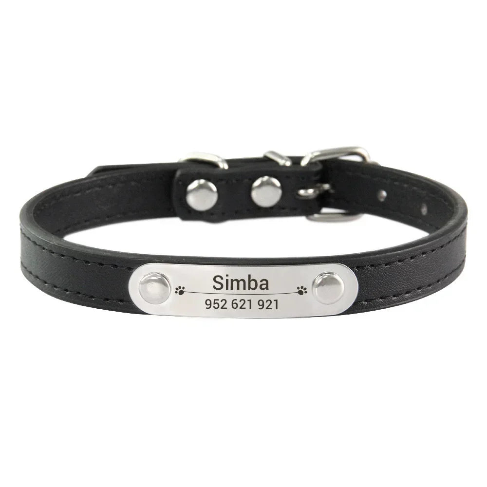 Collar de perro personalizado con nombre