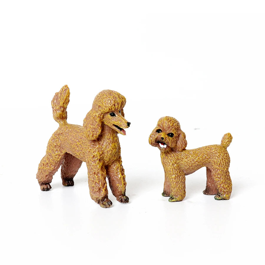 Figuritas realistas de perritos