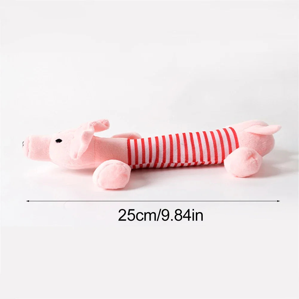 Peluches con sonido: elefante, pato y cerdito