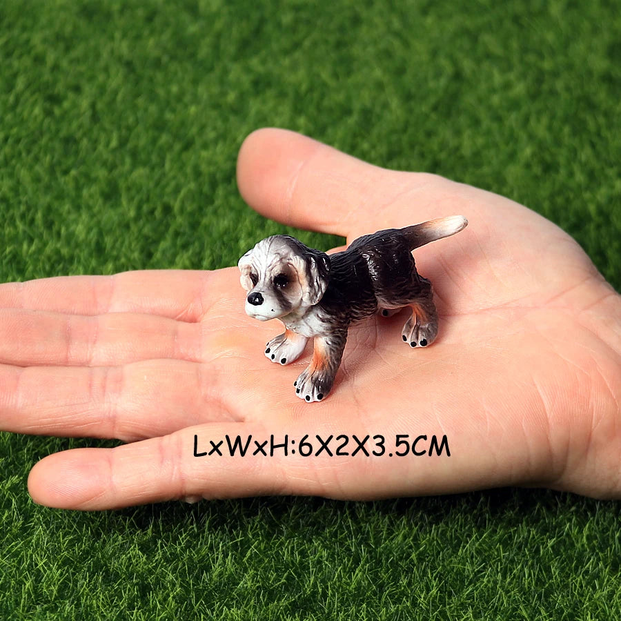Figuritas realistas de perritos