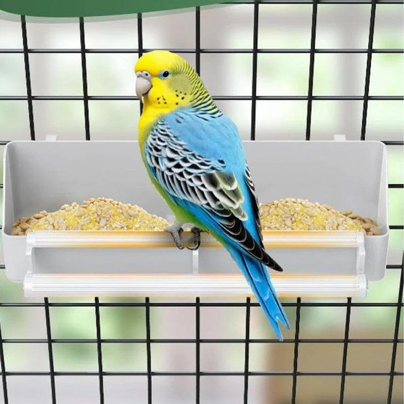 Comedero doble colgante para pájaros