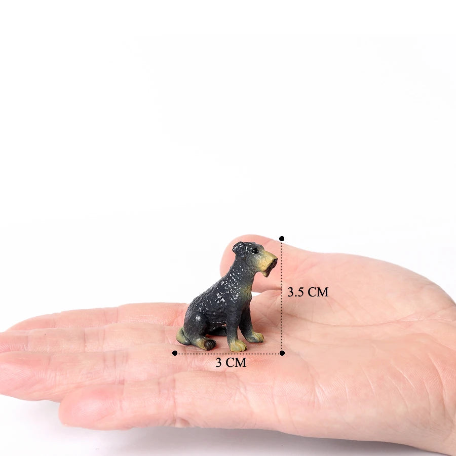 Figuritas realistas de perritos