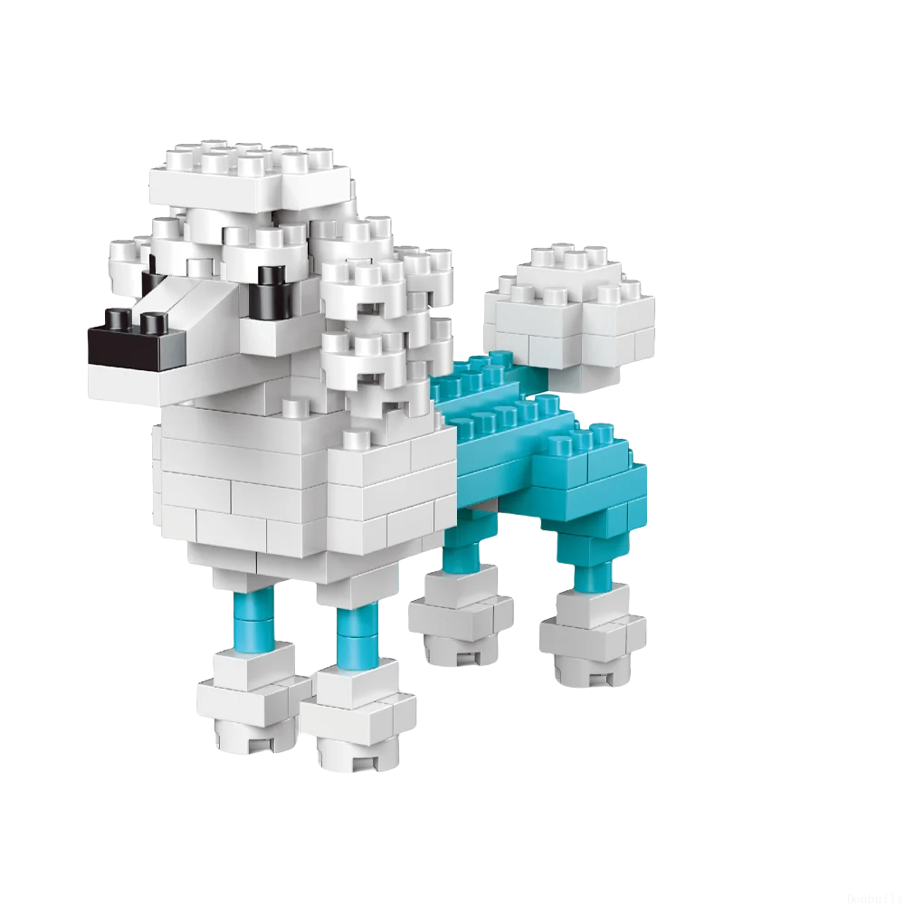 Figura de construcción de perro salchicha