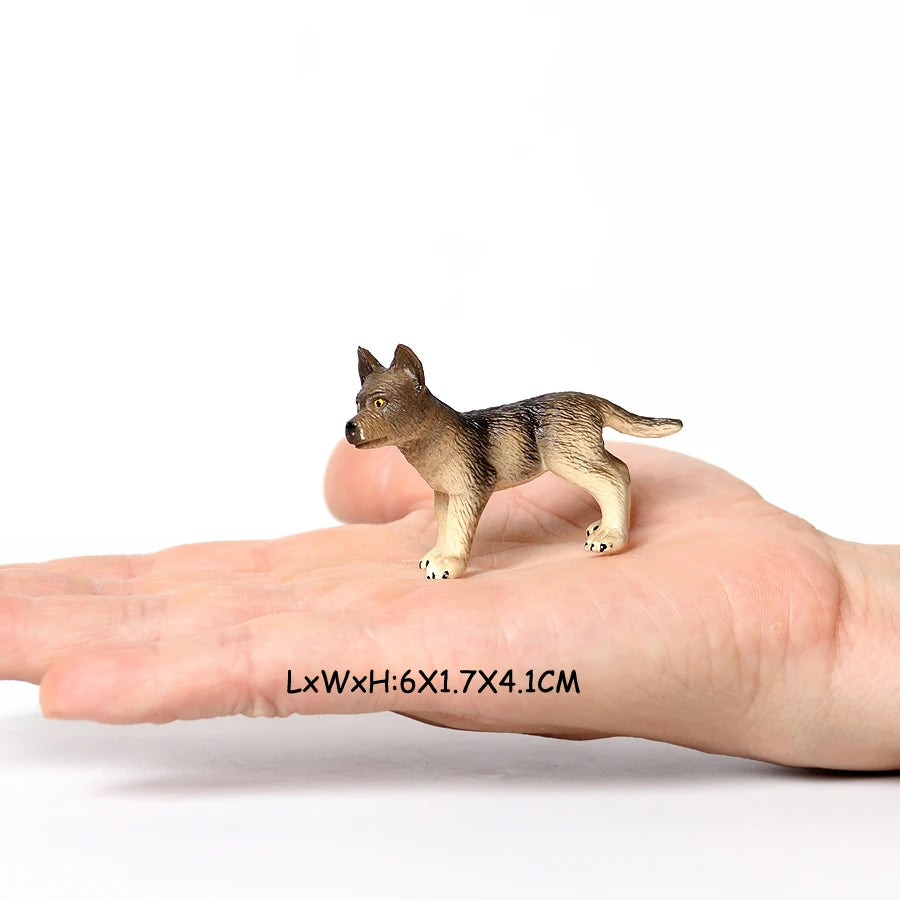 Figuritas realistas de perritos