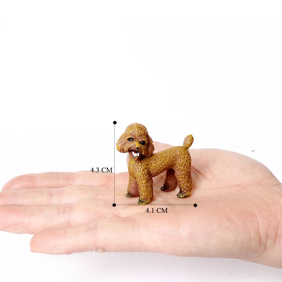 Figuritas realistas de perritos