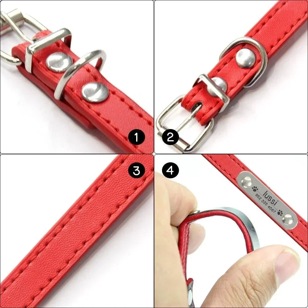 Collar de perro personalizado con nombre