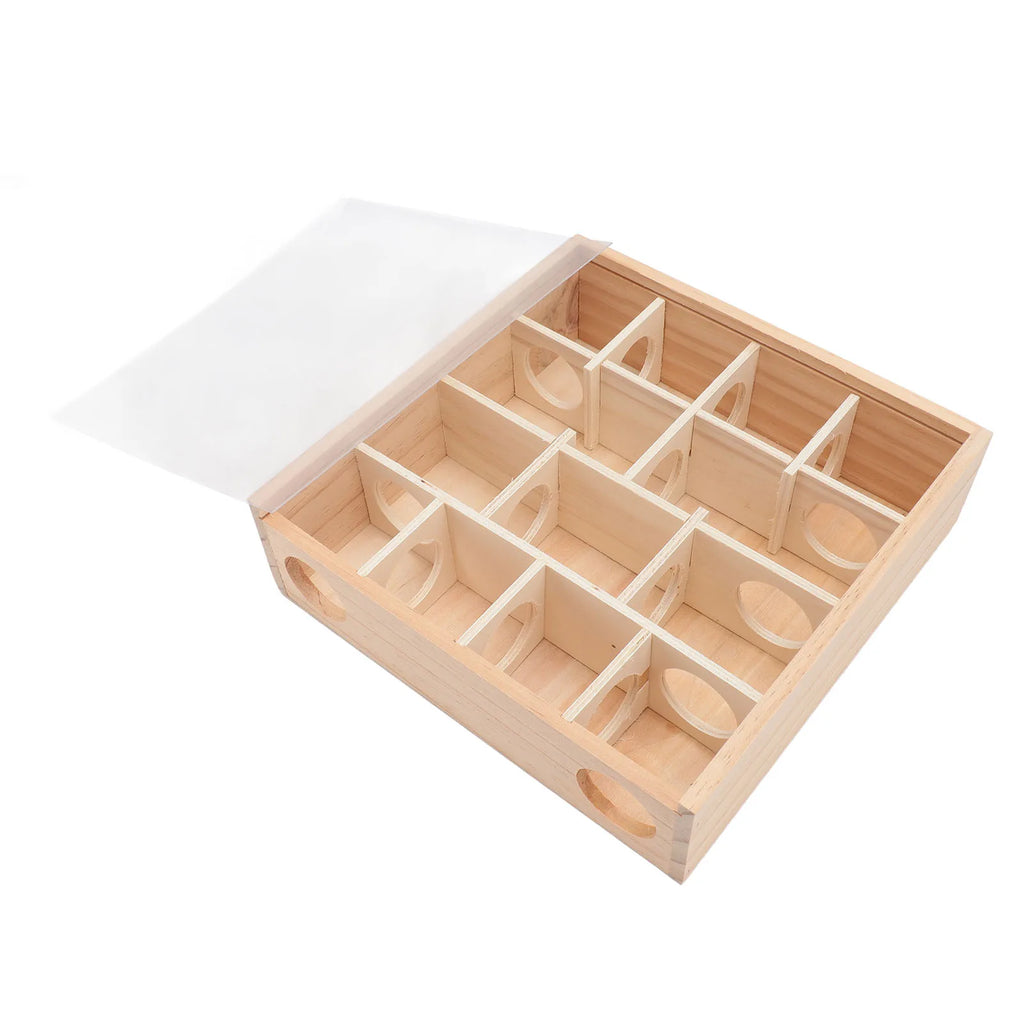 Laberinto de madera para hámster