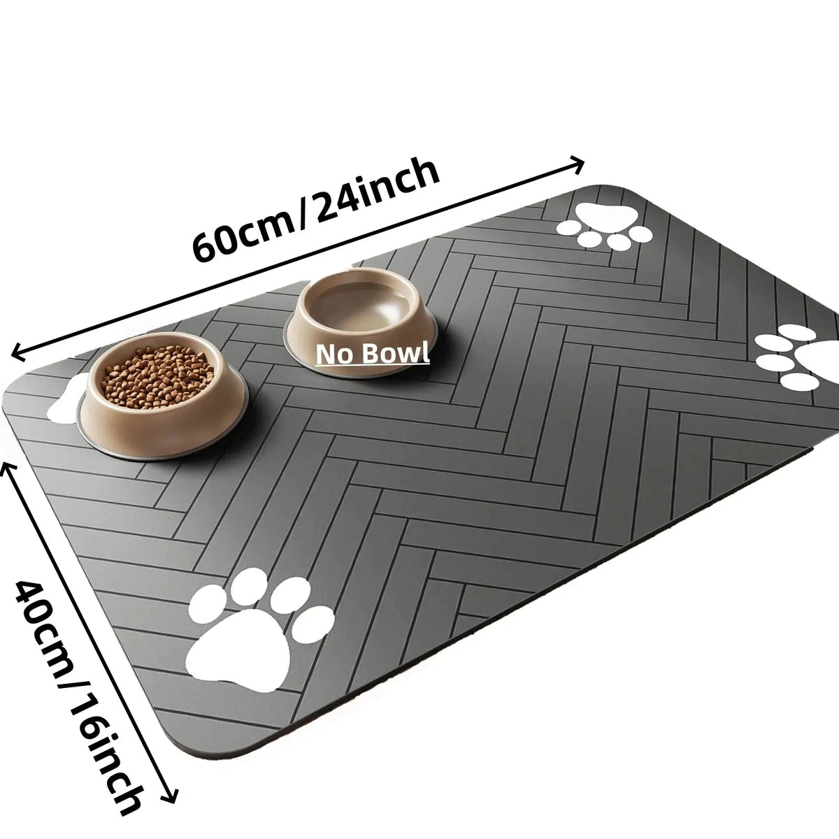 Alfombrilla absorbente para comedero