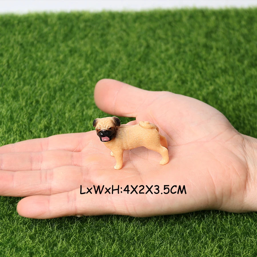 Figuritas realistas de perritos