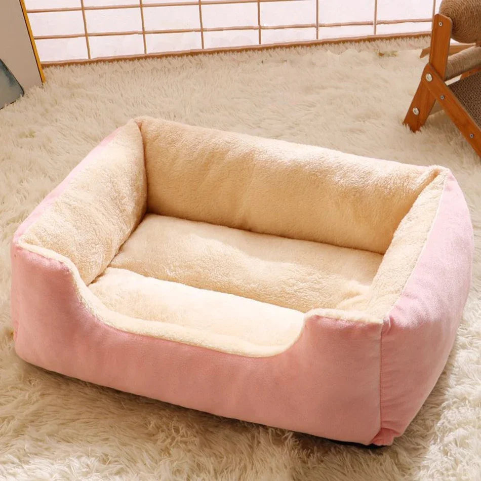 Cama nido acolchada para gatos y perros pequeños