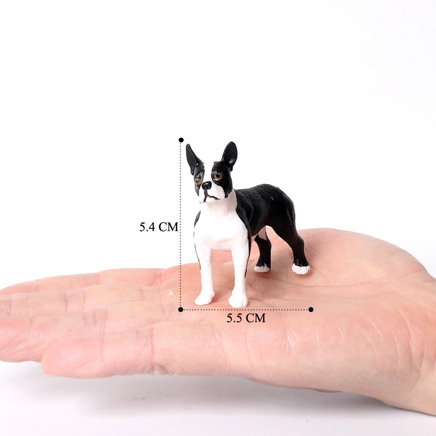 Figuritas realistas de perritos