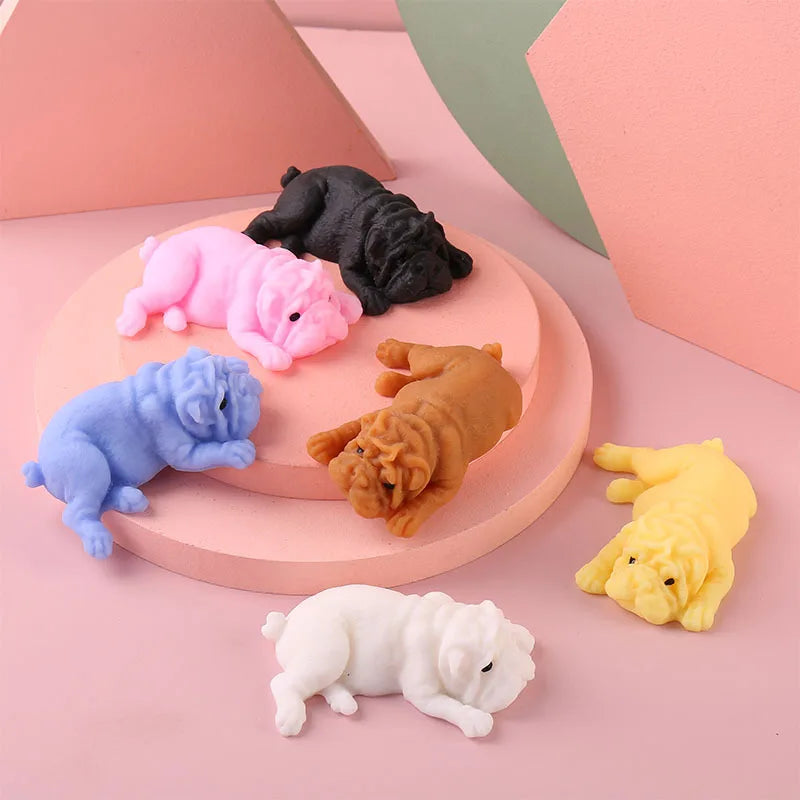 Perritos squishy antiestrés