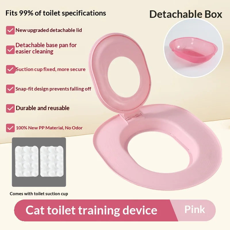Kit para enseñar a tu gato a usar el váter