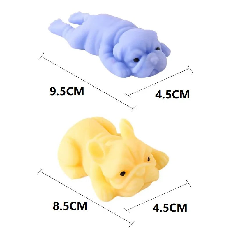 Perritos squishy antiestrés