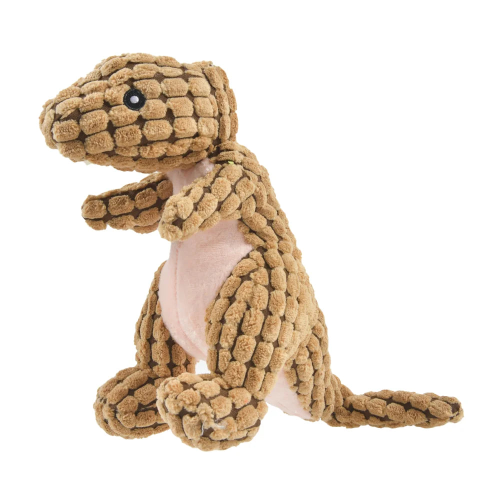 Dinosaurio de peluche para perros