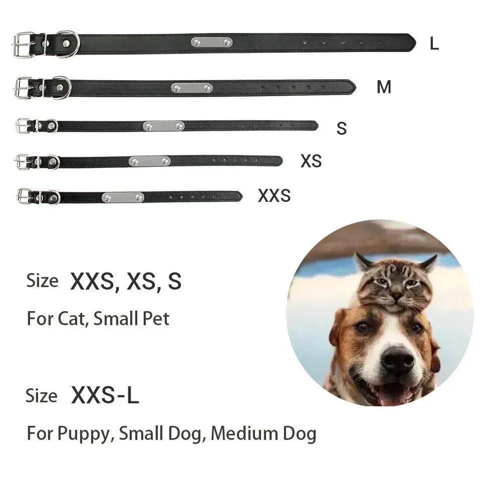 Collar de perro personalizado con nombre